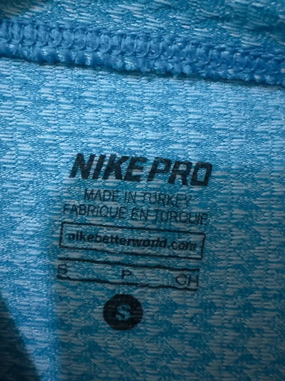 Nike Pro | NWOT Turkey Women’s Blue Lightweight Hooded Performance Sweater (S)